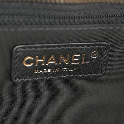Chanel Calfskin Quilted CC Medium Vanity Case Black 6 of 13