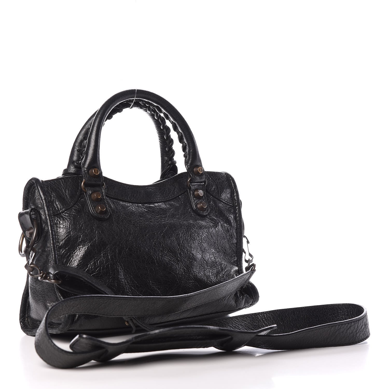 Balenciaga Agneau Classic Hardware Mini City Black 3 of 12