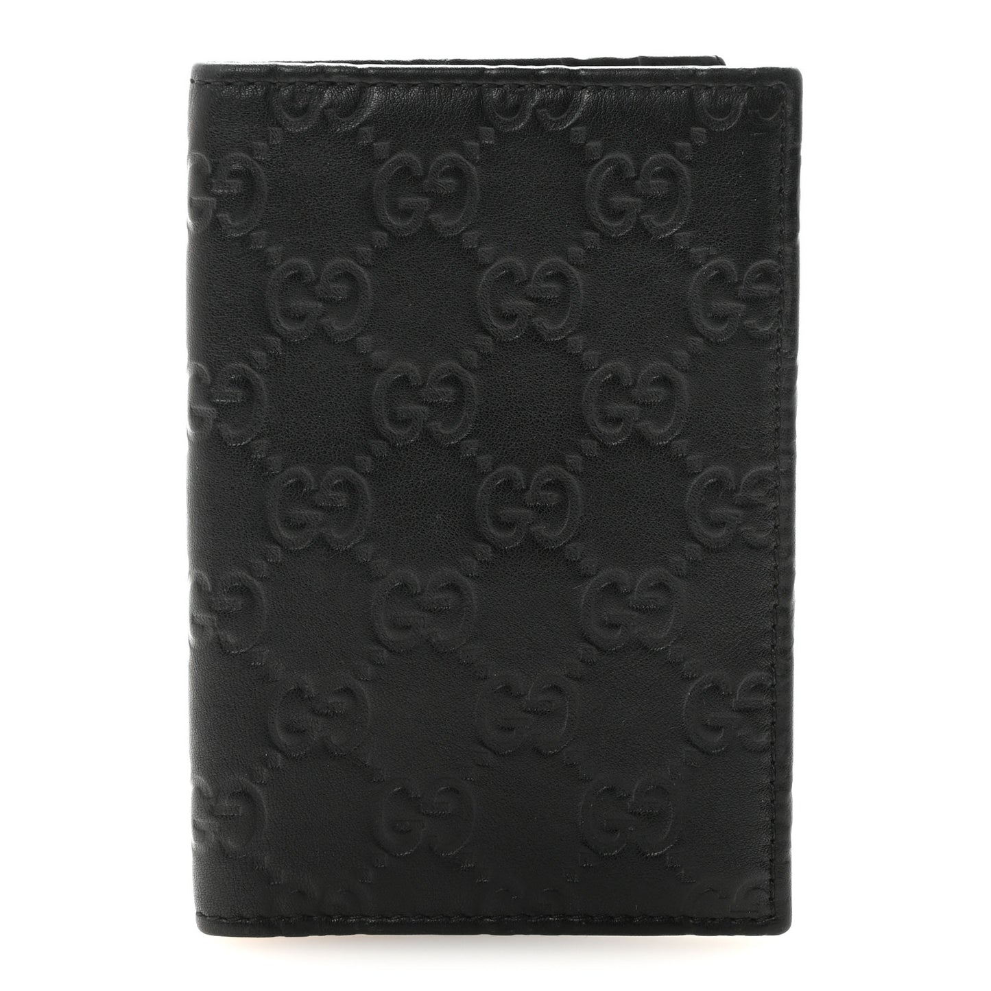 Guccissima Passport Case Black