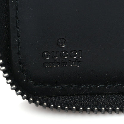 Gucci Guccissima Signature Zip Around Organizer Wallet Black 6 of 6