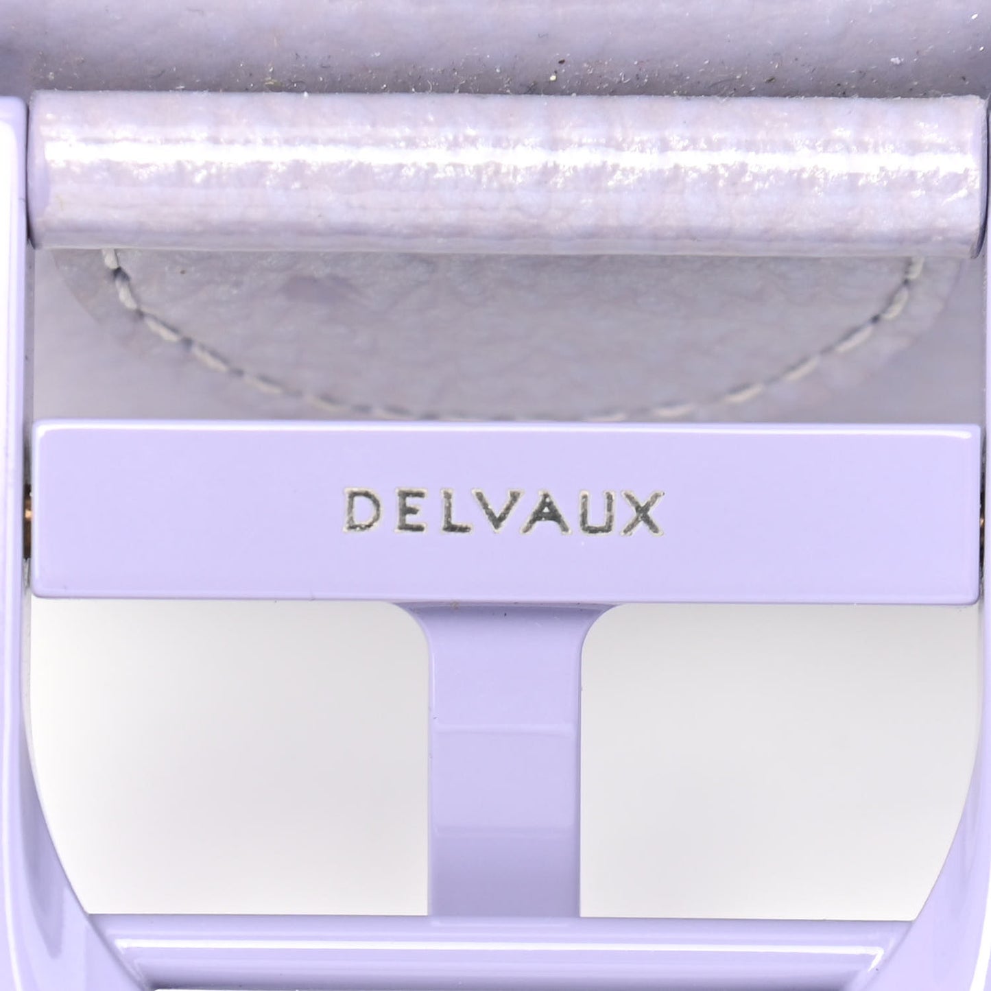 Patent Grained Calfskin Mini Brillant Satchel Light Purple