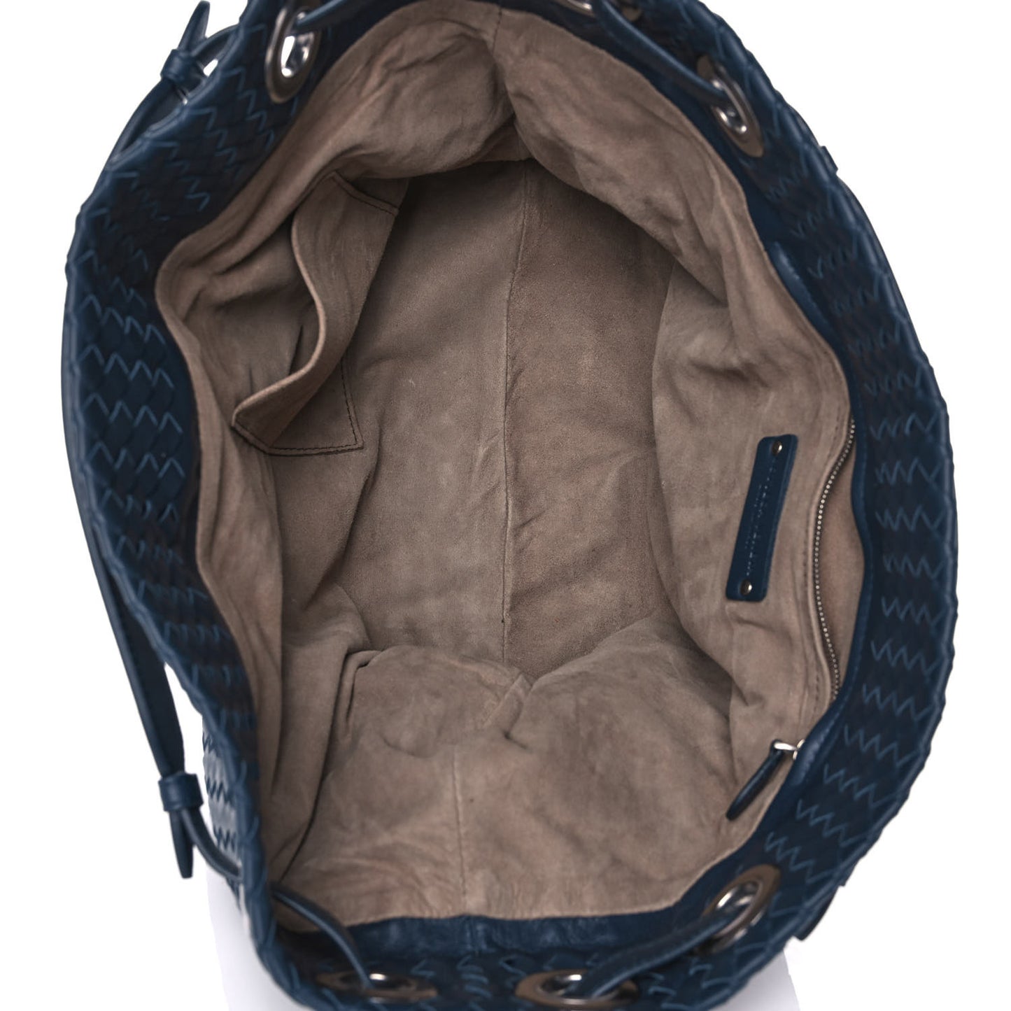 Nappa Intrecciato Bella Tote Navy