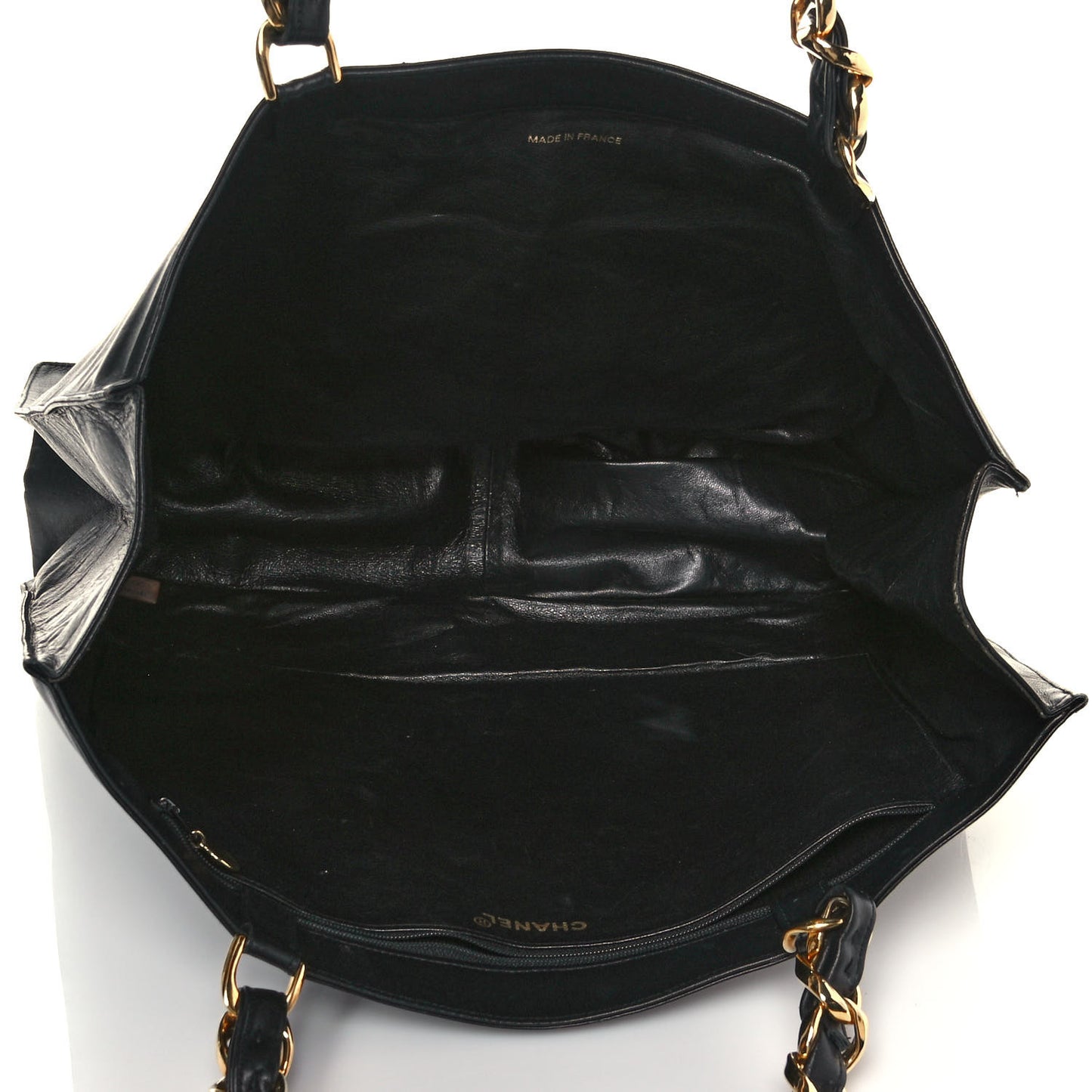 Calfskin CC Tote Black
