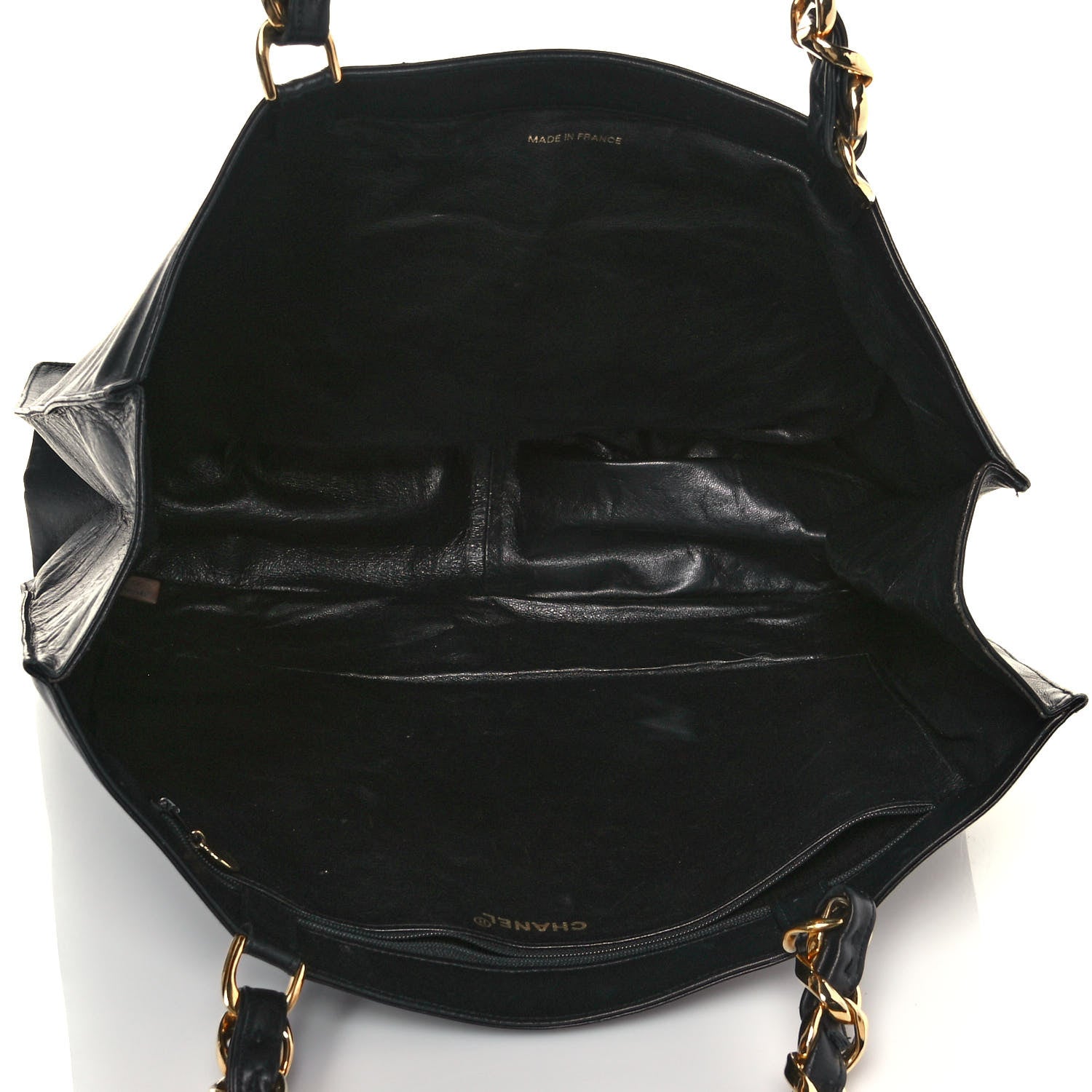 Chanel Calfskin CC Tote Black 5 of 16