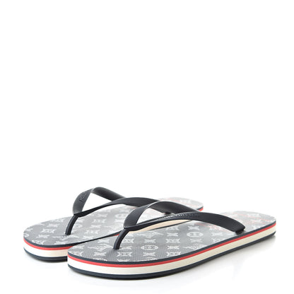 Louis Vuitton Rubber Mens Molitor Thong Sandals 11 Marine Rouge 3 of 8