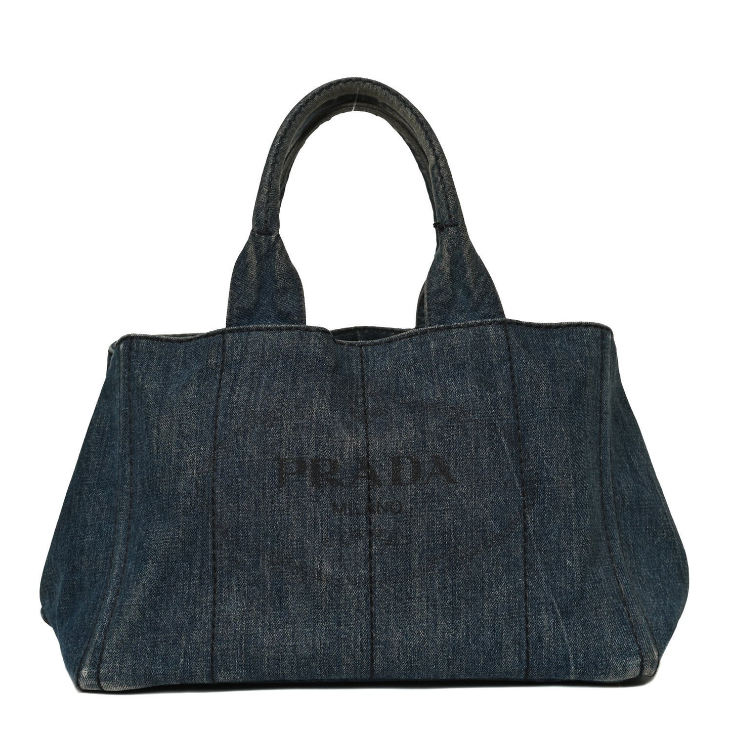 Denim Logo Tote Avio