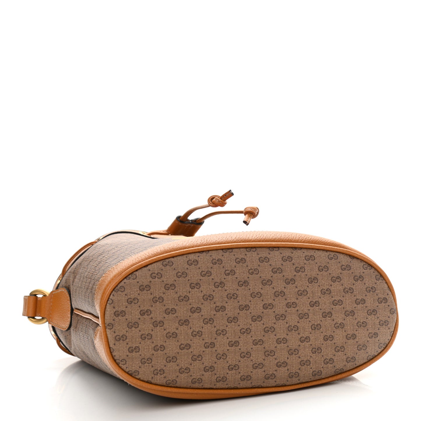 X DISNEY Mini Vintage GG Supreme Monogram Bucket Bag Beige Vintage Sun Oil