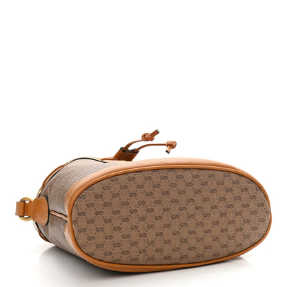 Gucci X DISNEY Mini Vintage GG Supreme Monogram Bucket Bag Beige Vintage Sun Oil 4 of 10