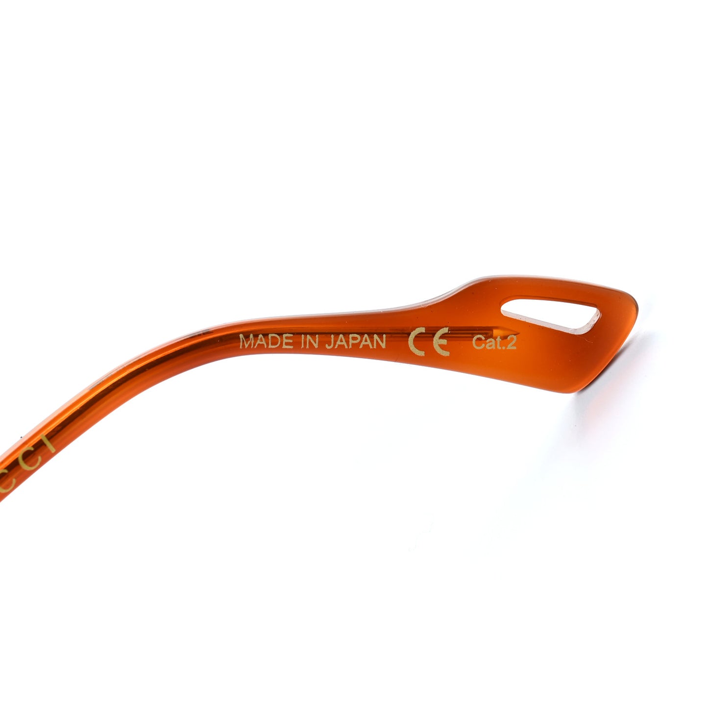 Metal Square Frame Sunglasses GG0739S Brown