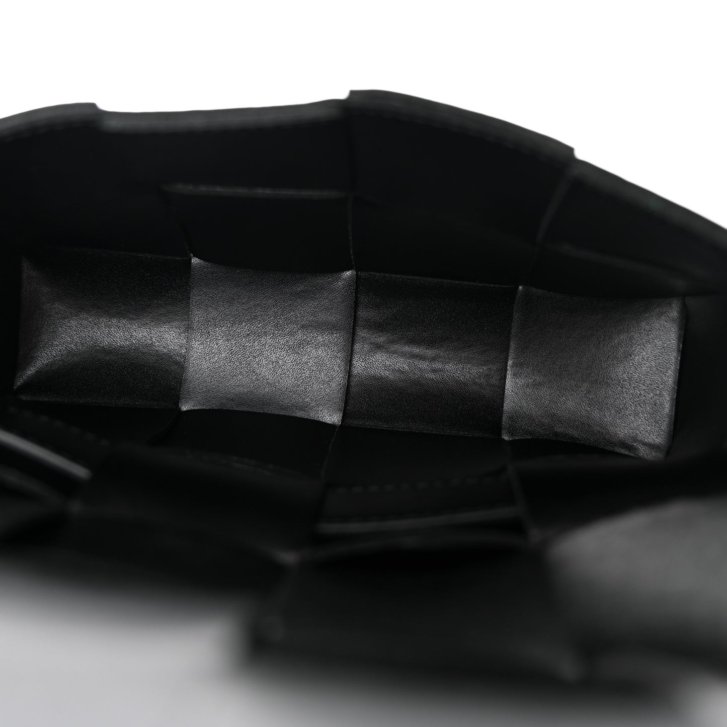 Nappa Maxi Intreccio The Belt Cassette Bag Black