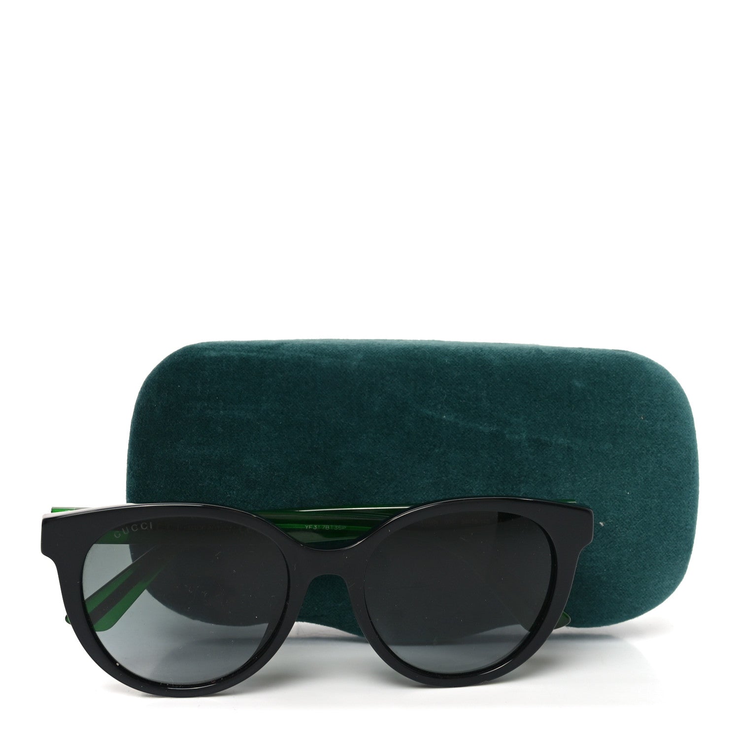 Gucci Acetate Round Web Sunglasses GG0702SKN Black 7 of 7