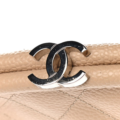 Chanel Caviar Quilted Timeless Clutch Beige Clair 9 of 9