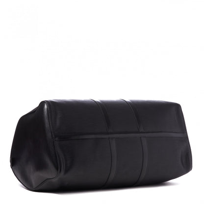 Louis Vuitton Epi Keepall 55 Black 3 of 11