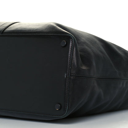 Chanel Calfskin Large Flap Shoulder Bag Black 9 of 9