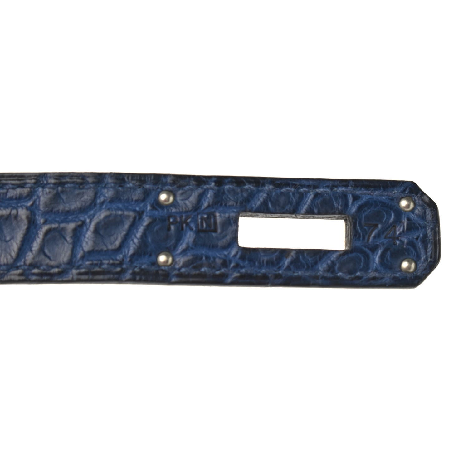 Hermes Matte Alligator Birkin 35 Bleu De Malte 6 of 11