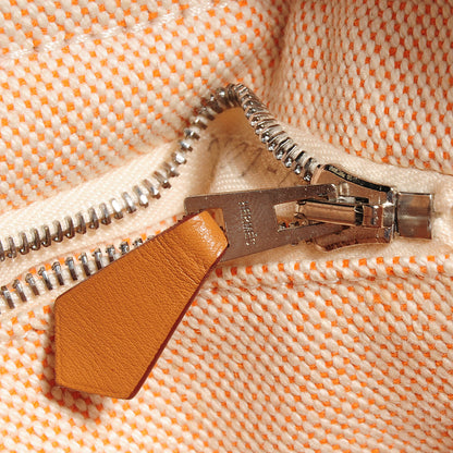 Hermes Cotton Canvas Fourre Tout PM Tote Orange 4 of 15
