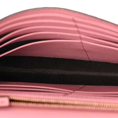Gucci Guccissima Icon Chain Wallet Carmine Rose 5 of 13