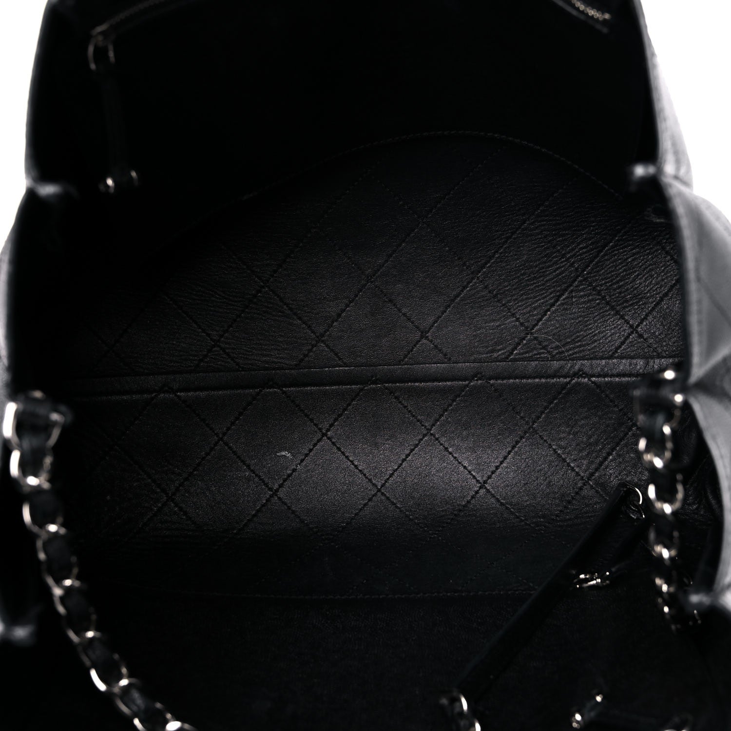 Chanel Caviar Stitched Large Shopping Tote Black 5 of 20