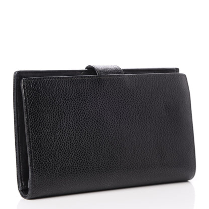 Chanel Caviar Timeless CC French Wallet Black 3 of 9