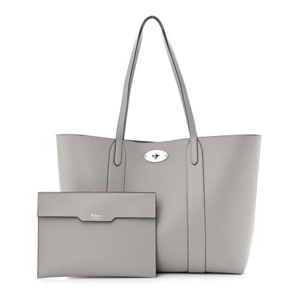 Mulberry Small Classic Grain Bayswater Tote Pale Grey 1 of 12