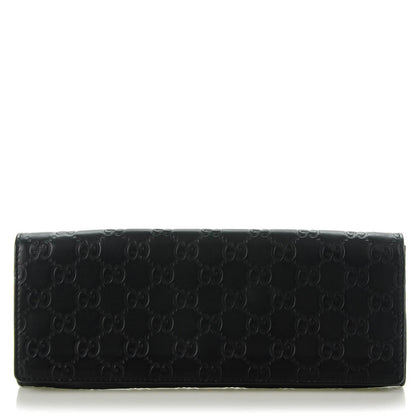 Gucci Guccissima Small Broadway Clutch Black 1 of 7