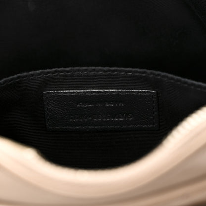 Saint Laurent Calfskin Matelasse Monogram Lou Camera Bag Dark Beige 7 of 10