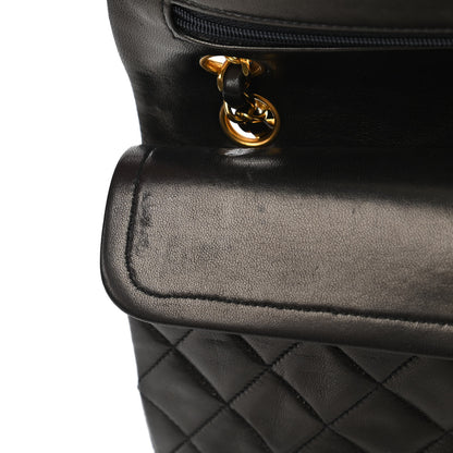 Chanel Lambskin Quilted Small Double Flap Black 13 of 15