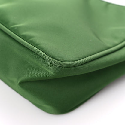 Prada Tessuto Nylon Mini Re-Edition 2000 Bag Emerald Green 9 of 14