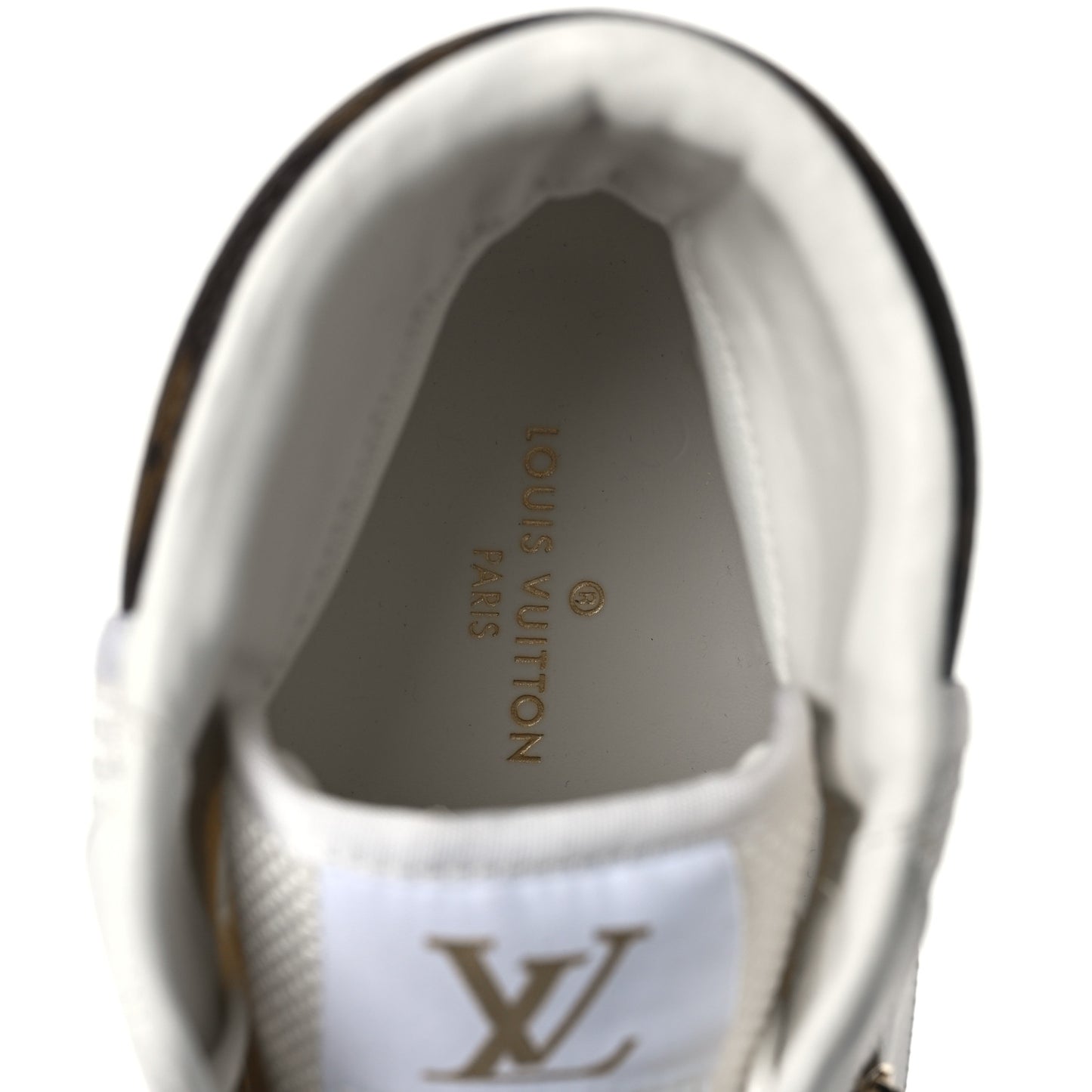 Monogram Calfskin Rivoli High Top Sneakers 10 White