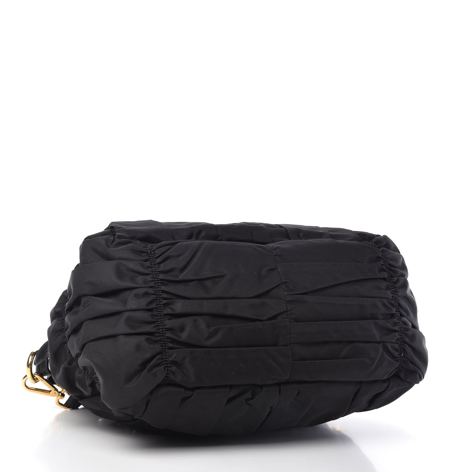 Prada Tessuto Nylon Nappa Gaufre Shopping Satchel Black 4 of 11