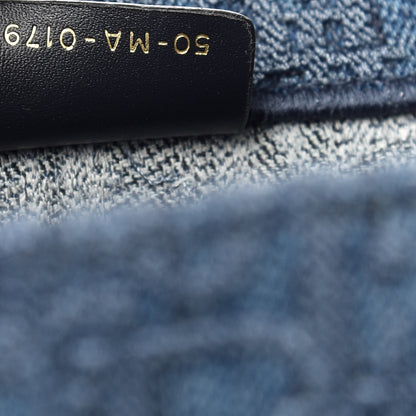Christian Dior Oblique Denim Book Tote Denim Blue 10 of 10