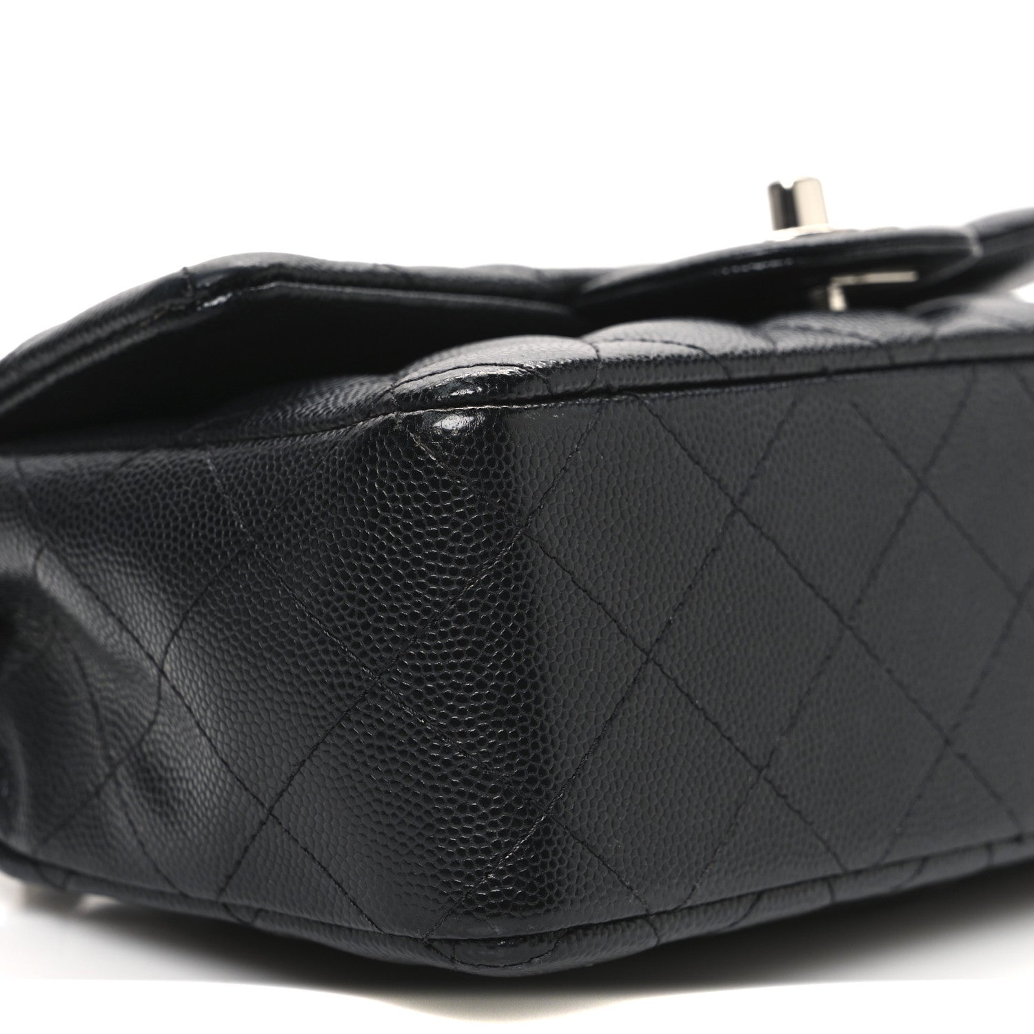Chanel Caviar Quilted Mini Rectangular Flap Black 9 of 13