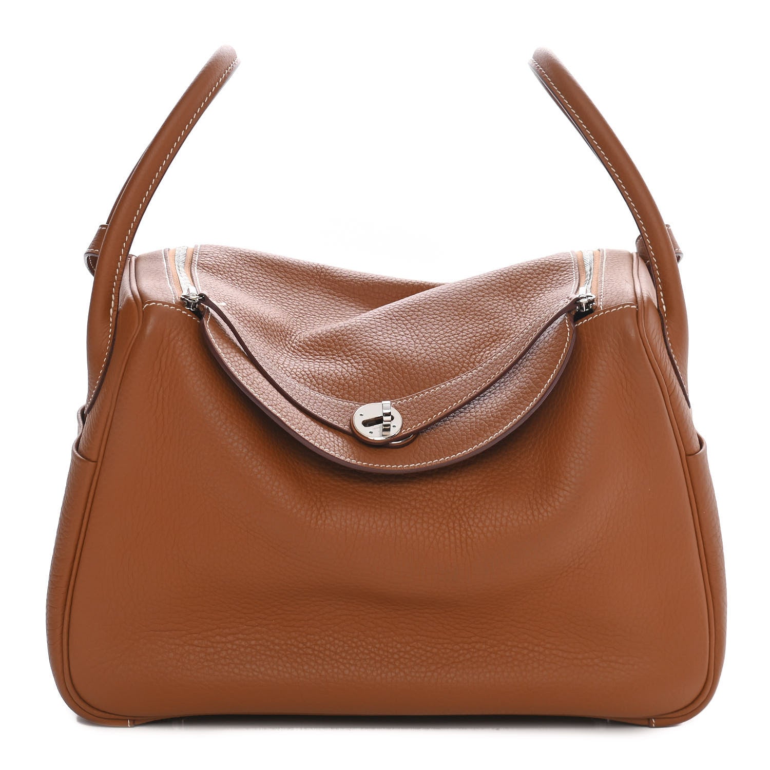 Hermes Taurillon Clemence Lindy 34 Gold 1 of 11