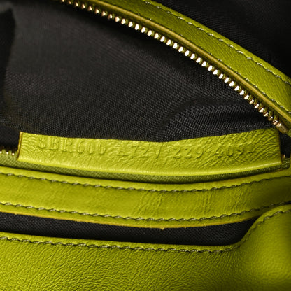 Fendi Nappa FF 1974 Embossed Baguette Wasabi 6 of 10