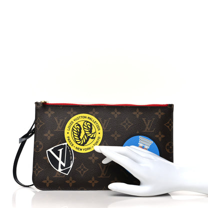 Louis Vuitton Monogram World Tour Neverfull MM GM Pochette 2 of 7
