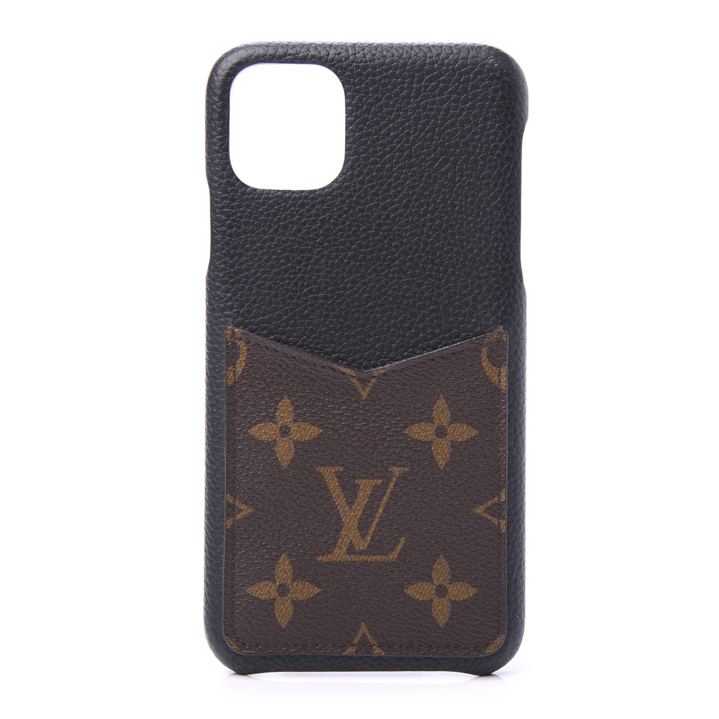 Monogram iPhone 11 Max Pro Bumper Black