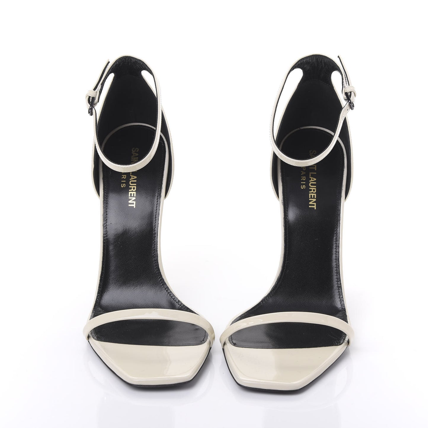 Patent Calfskin Opyum Sandals 40.5 Neutro