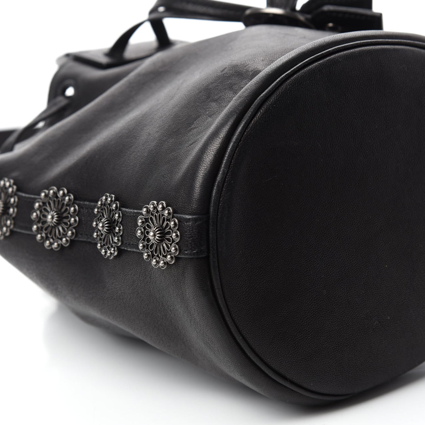 Calfskin Small Anja Bucket Black
