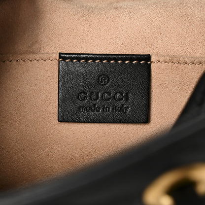 Gucci Calfskin Matelasse GG Marmont Flap Backpack Black 6 of 10