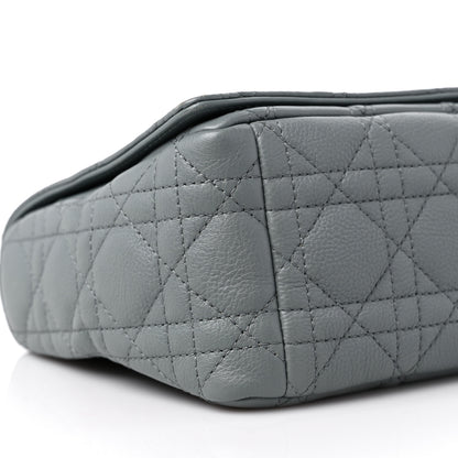Christian Dior Supple Calfskin Cannage Medium Caro Bag Ethereal Grey 8 of 11