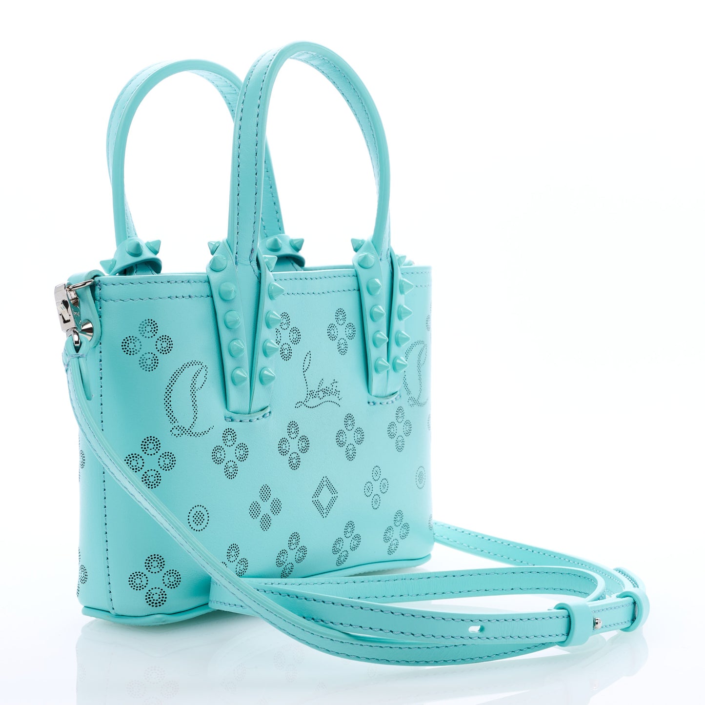 Calfskin Loubinthesky Nano Cabata Tote Bermuda