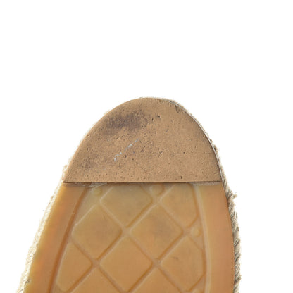 Chanel Linen CC Espadrilles 40 Beige Black 11 of 14