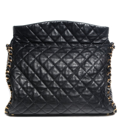 Chanel Calfskin Large Chain Me Hobo Black 1 of 7