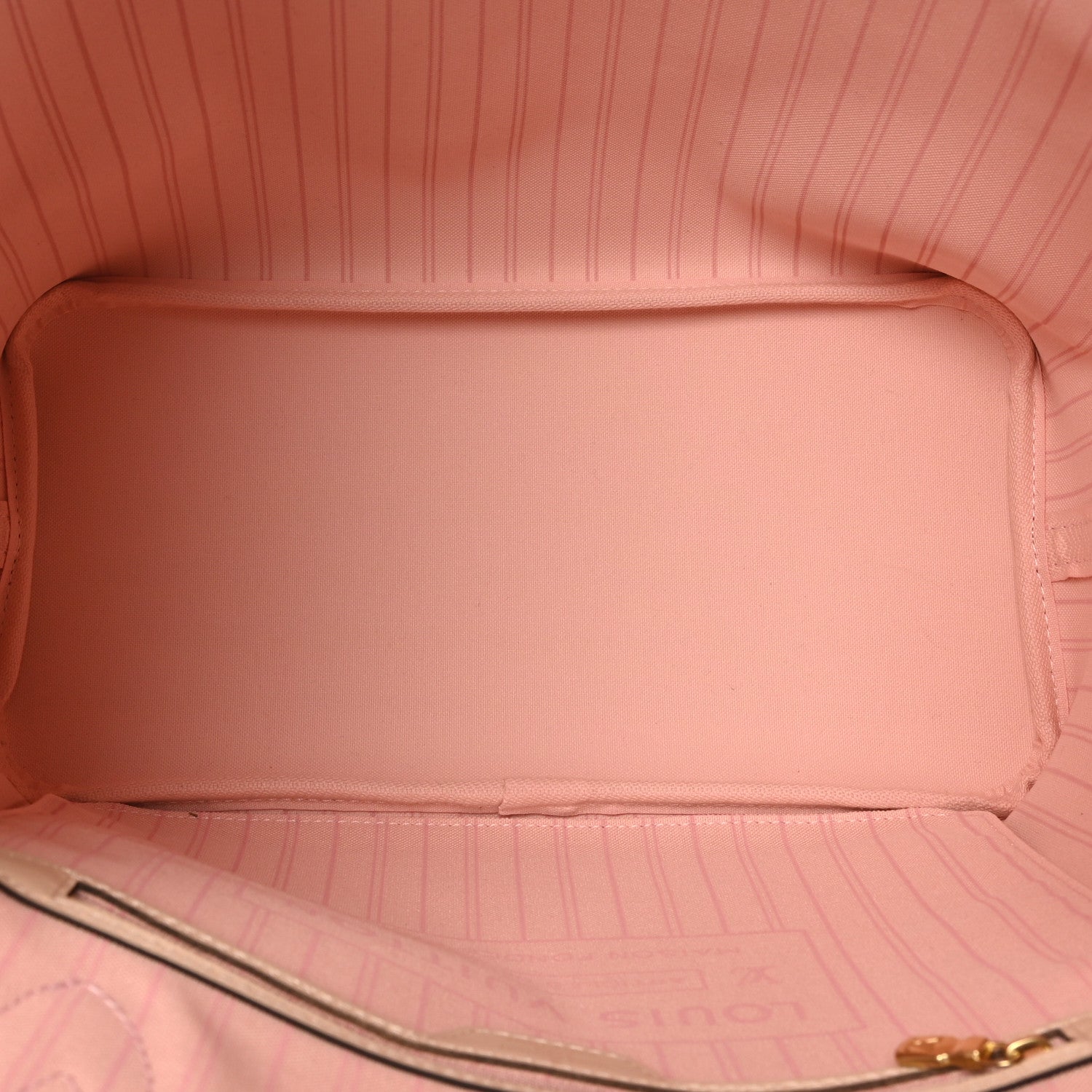 Louis Vuitton Damier Azur Braided Neverfull MM Pink 6 of 10