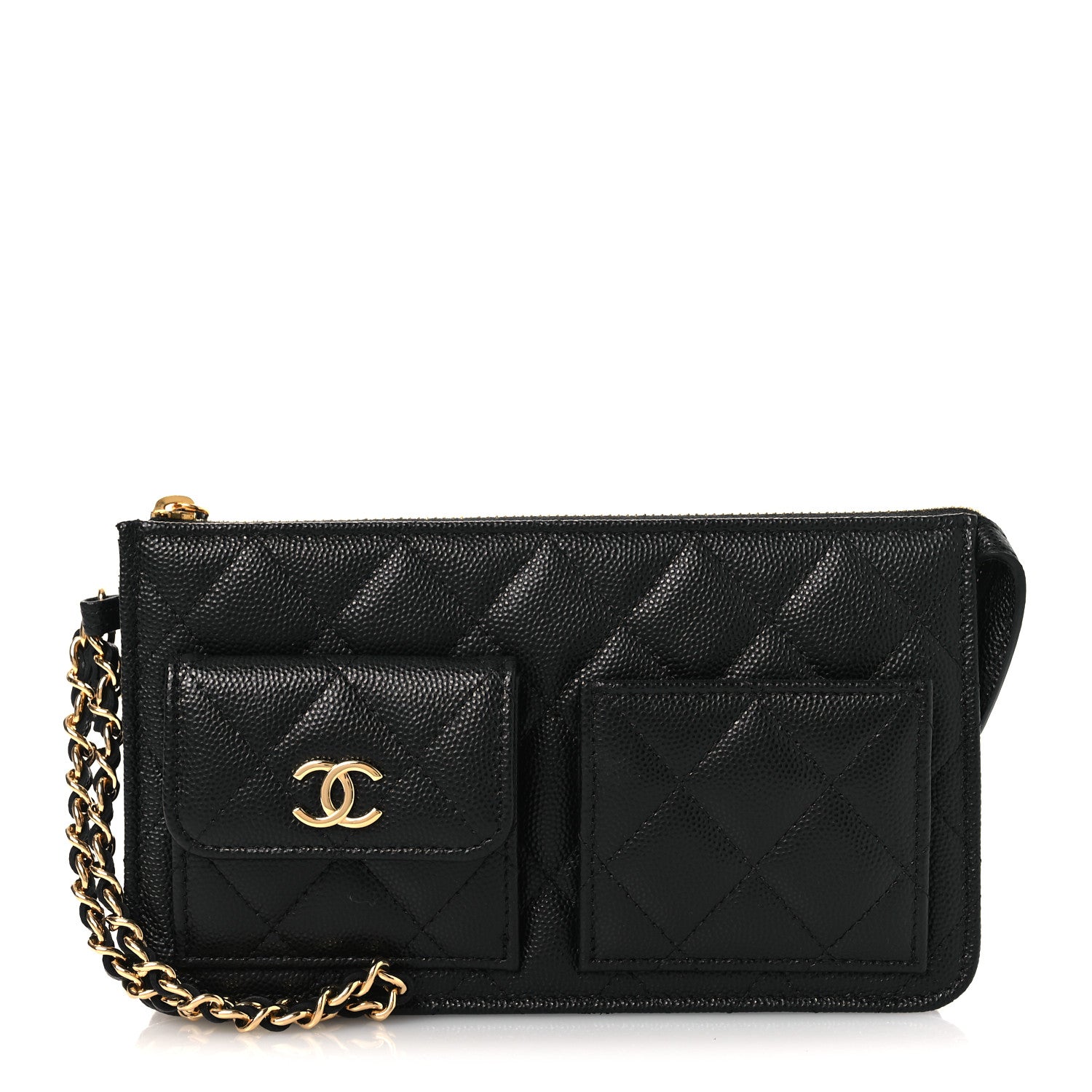 Chanel Caviar Quilted Polly Pocket Pouch Black 1 of 11