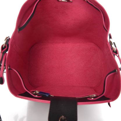 Louis Vuitton Calfskin Lockme Bucket Black 5 of 10