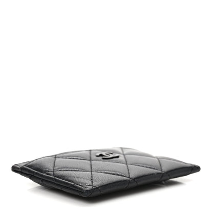 Chanel Lambskin Quilted Card Holder So Black 3 of 8