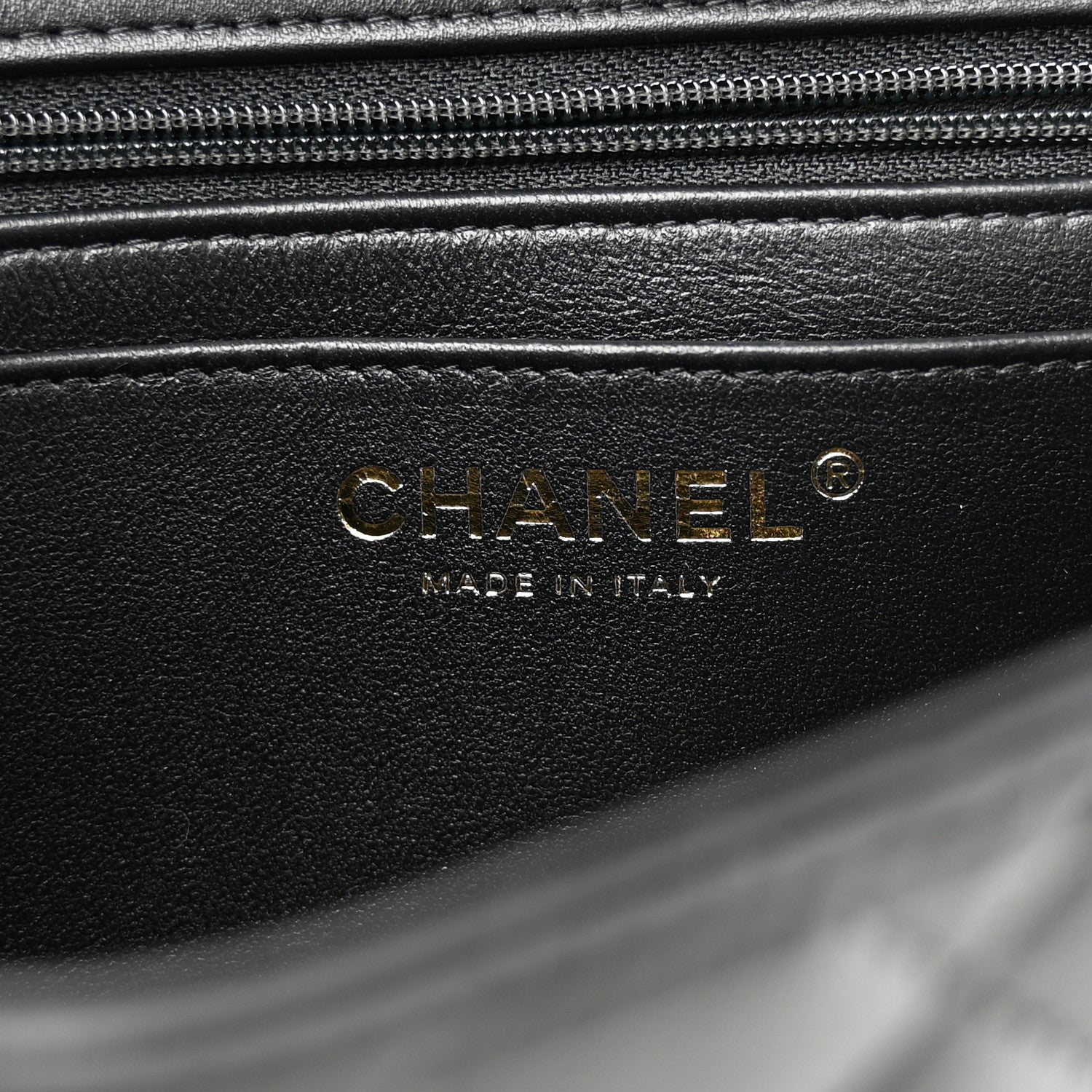 Chanel Lambskin Quilted Mini Top Handle Rectangular Flap Black 7 of 11