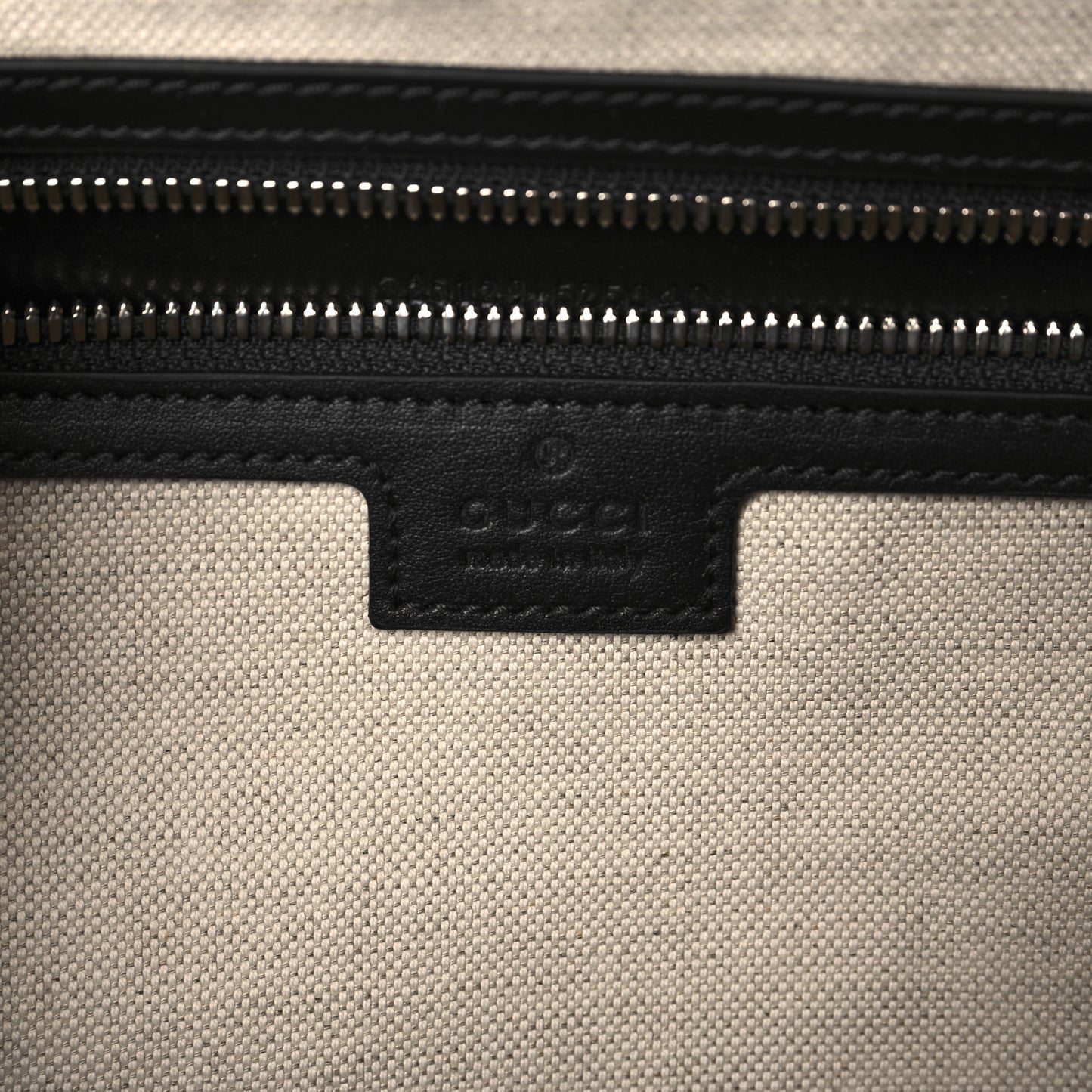 Calfskin GG Tennis Embossed Large Duffle Bag Black