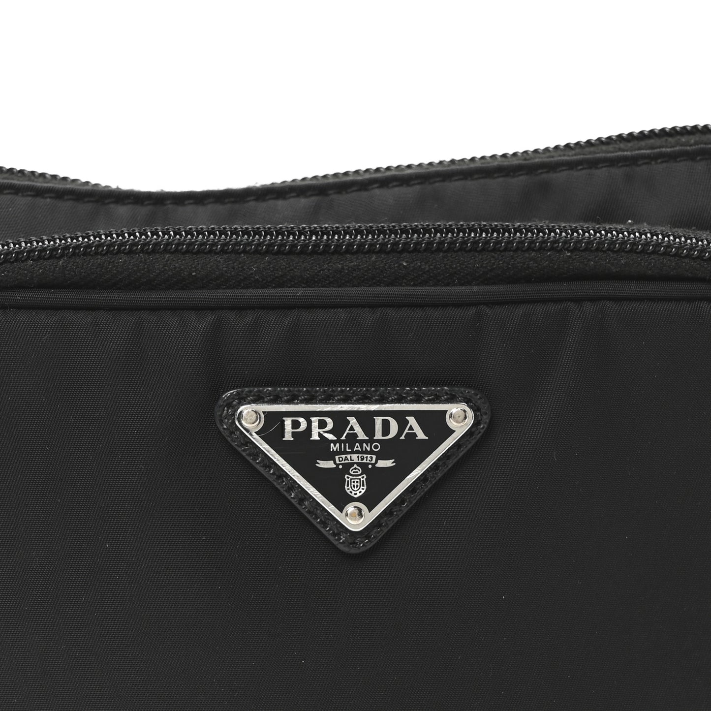Re-Nylon Saffiano Belt Bag Black